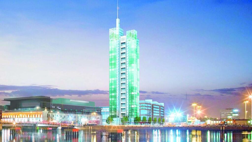 The Point Village Watchtower, at 100m, has “very little prospect” of ever being built and would not be viable if permitted, the council said