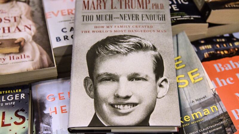 Mary Trump’s new book about US President Donald Trump. Photograph: Stephanie Keith/Getty Images