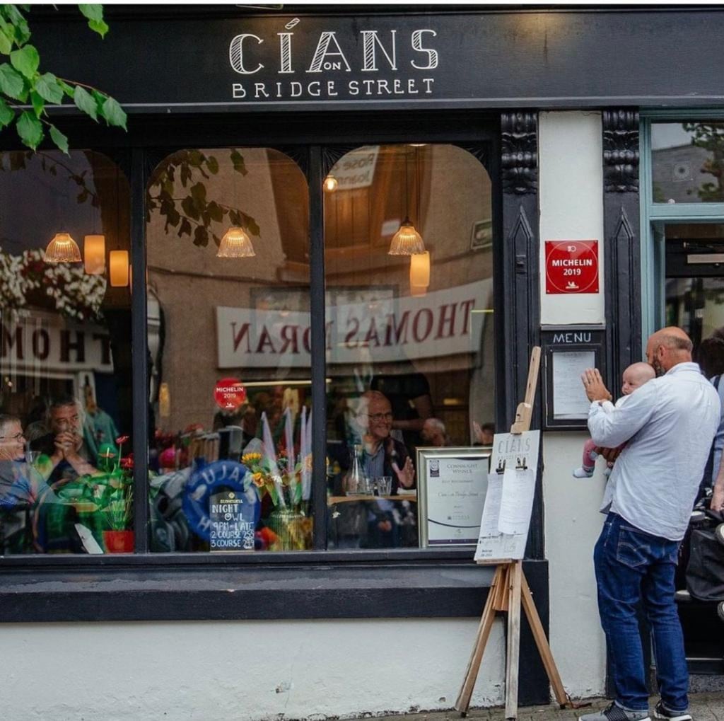 Cian's restaurant on Bridge Street, Westport, Co Mayo, closed down with the loss of about 10 full-time jobs