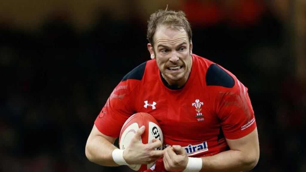 As it stands: Alun-Wyn Jones will captain Wales in their Six Nations opener against Italy on Saturday, with Sam Warburton among the replacements.
