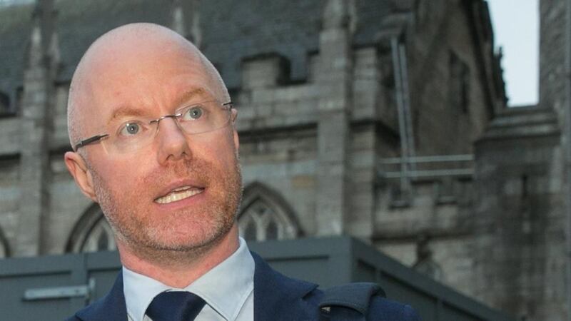 Minister for Health Stephen Donnelly: in addition to expecting rapid antigen testing in primary schools before Christmas, he wants “urgent and rapid sanctions” for hospitality sector outlets not checking Covid-19 vaccine certificates. Photograph: Gareth Chaney/Collins