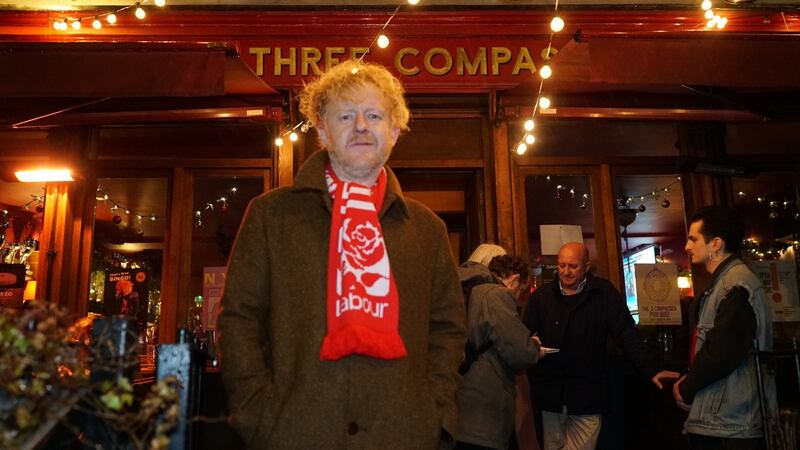 Labour supporter Steve Parry from Finsbury Park was “quite shocked”, “upset” and “gutted” by the British election result. Photograph: Enda O’Dowd