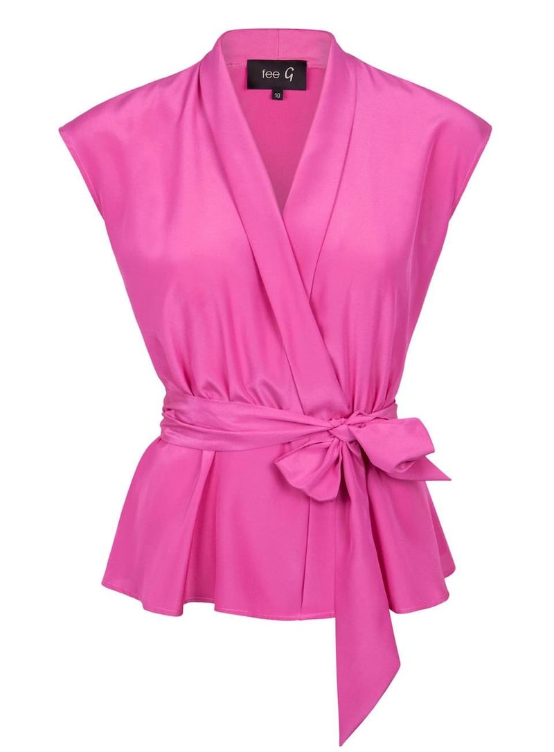 It’s a wrap: pink top, €140, Fee G