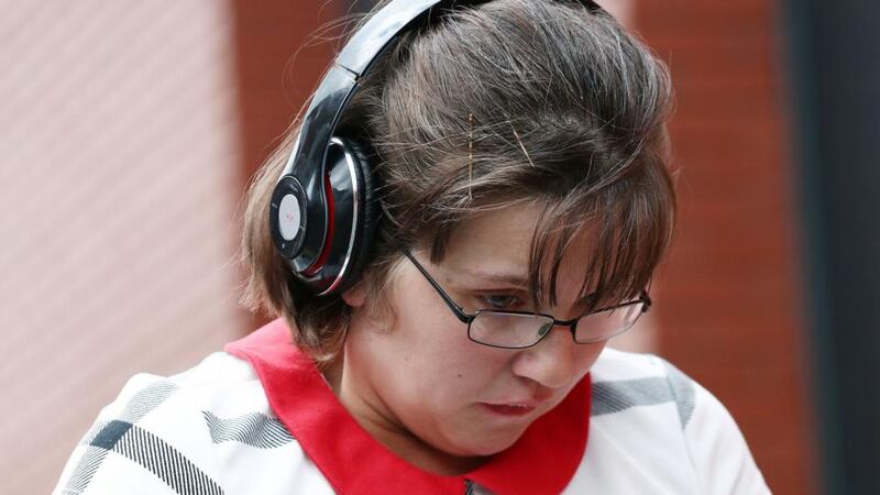 Lynsey Dunn outside Leicester Crown Court in July 2017. She admitted child neglect after her five-year-old son Charlie Dunn drowned in a pool at a water park. File photograph: Aaron Chown/PA Wire