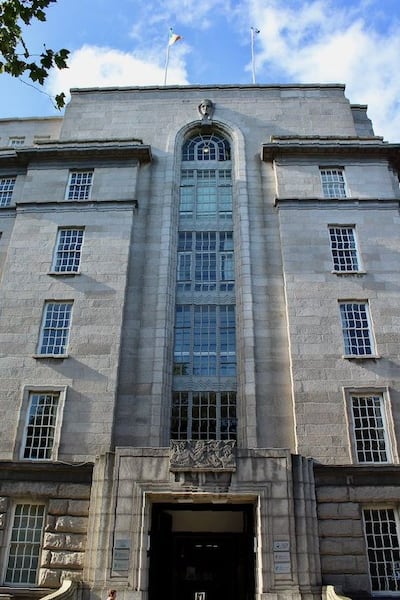 Art deco: the JR Boyd Barrett-designed government building at 23 Kildare Street in Dublin. Photograph: Department of Enterprise, Tourism and Employment