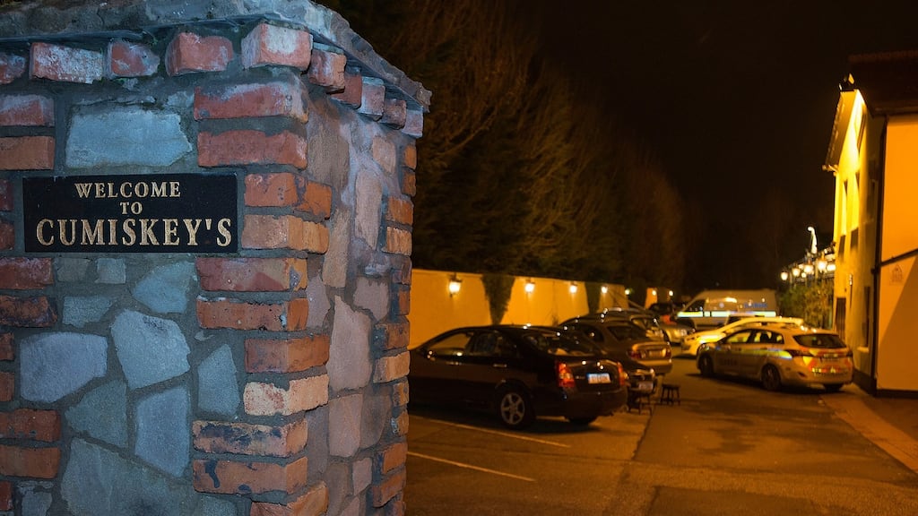 Darren Kearns (34), had just left the Phoenix Chinese restaurant above Cumiskey’s pub (above) on Blackhorse Avenue, when he was shot dead on Wednesday evening. Photograph: Dave Meehan