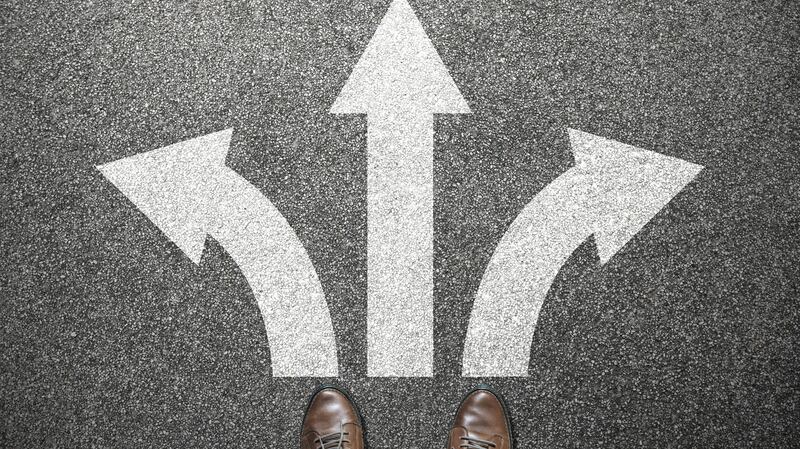 What direction should you take? Photograph: iStockphoto