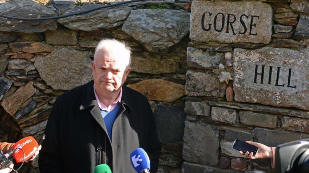 Jerry Beades, founder of the New Land League, at the O’Donnell’s Killiney home. Photograph: Dara MacDónaill/The Irish Times