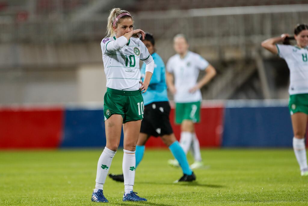 Ireland’s Denise O’Sullivan has been ruled out of the upcoming friendlies vs Italy and Wales. Photograph: Nikola Krstic/Inpho