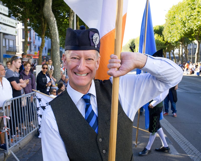 Reuben Ó Conluain, head of the Irish delegation to the Festival Interceltique de Lorient:. Photograph: Steve Scott