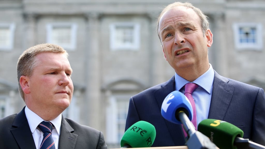 Fianna Fáil finance spokesperson Michael McGrath has said he does not support party leader Micheál Martin on the removal of the Eighth Amendment with access to abortion up to 12 weeks. Photograph: Sam Boal/RollingNews.ie