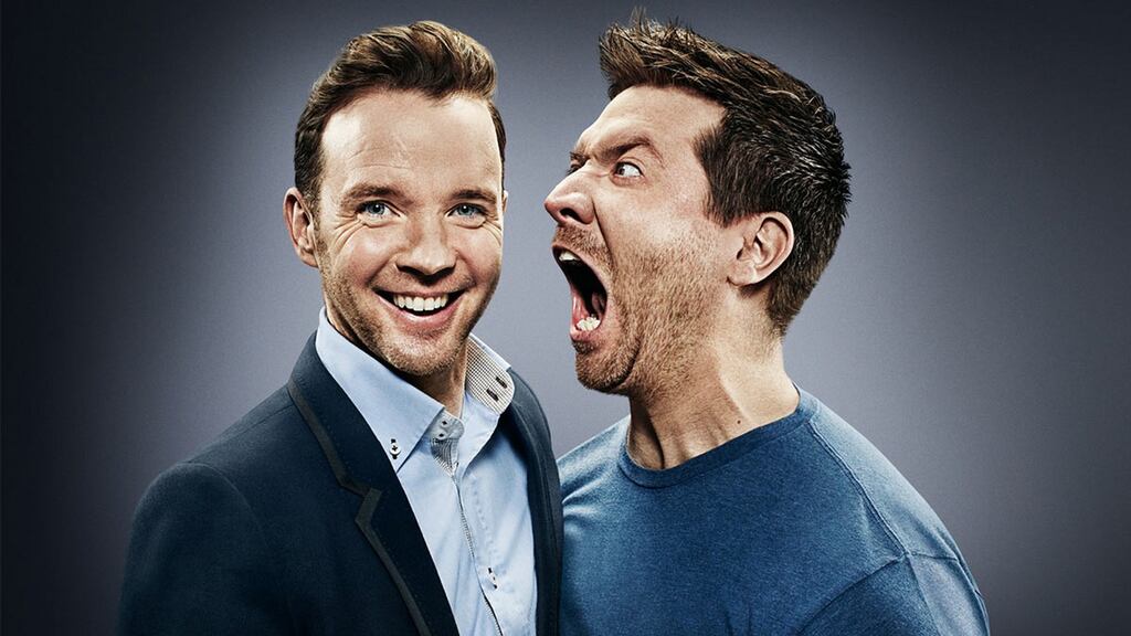 Seizing on every passing factoid: Today FM’s Dermot and Dave. Photograph: Today FM