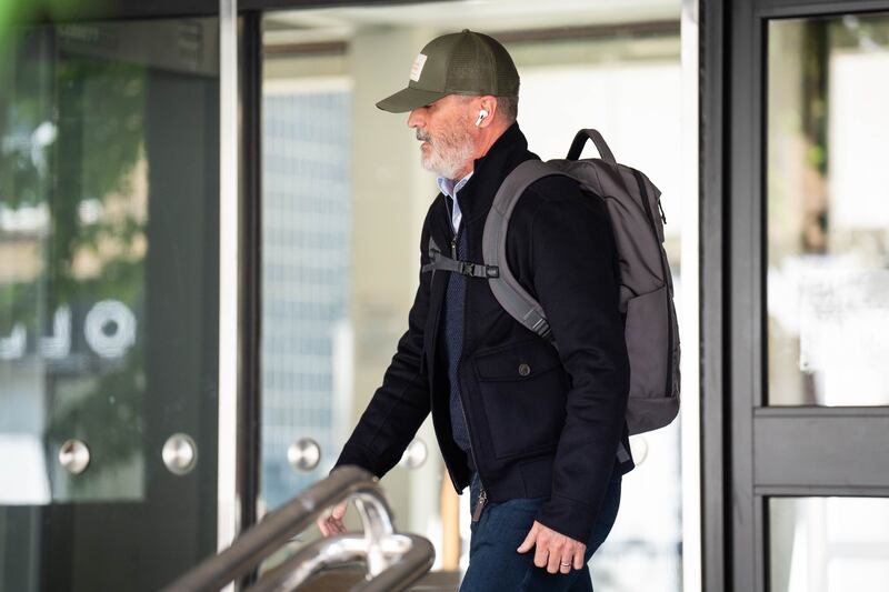 Roy Keane, leaves Highbury Corner Magistrates' Court in London on Wednesday. Photograph: James Manning/PA Wire