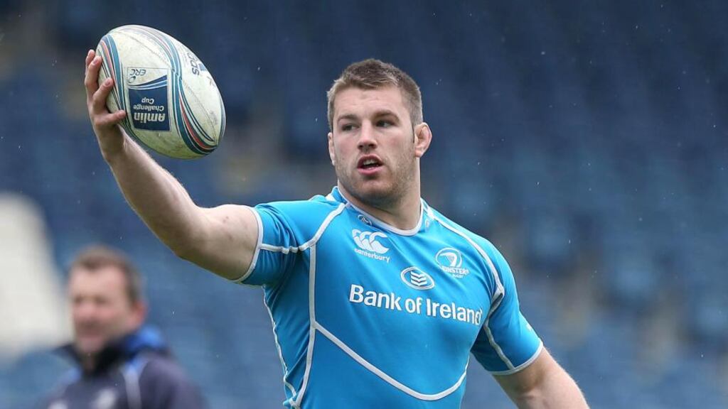Seán O’Brien: chances are he’ll miss the Pro 12 final because of a niggling knee injury. Photograph: Inpho