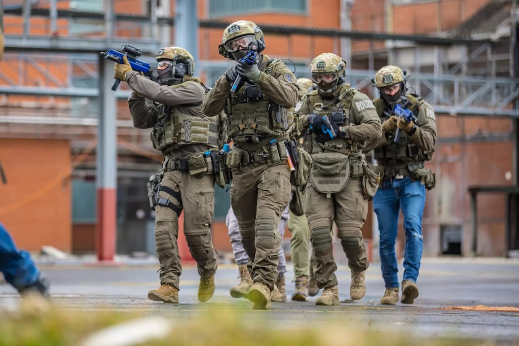 Gardaí and police from across the EU participated in the Europol exercise, 'Operation Firestorm'. Photograph: An Garda Síochána/Europol