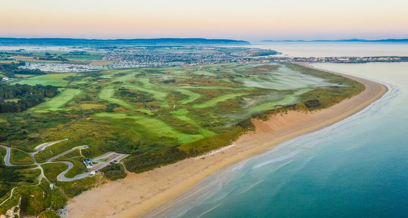 Royal Portrush Golf Club in Co Antrim is one of the stunning golf courses to be enjoyed