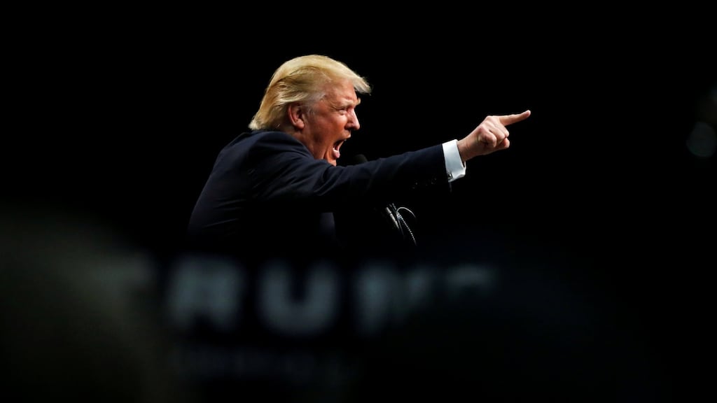 Republican US presidential candidate Donald Trump: his allies dismiss the criticism as politically motivated and historically suspect. Photograph: Jonathan Ernst/Reuters