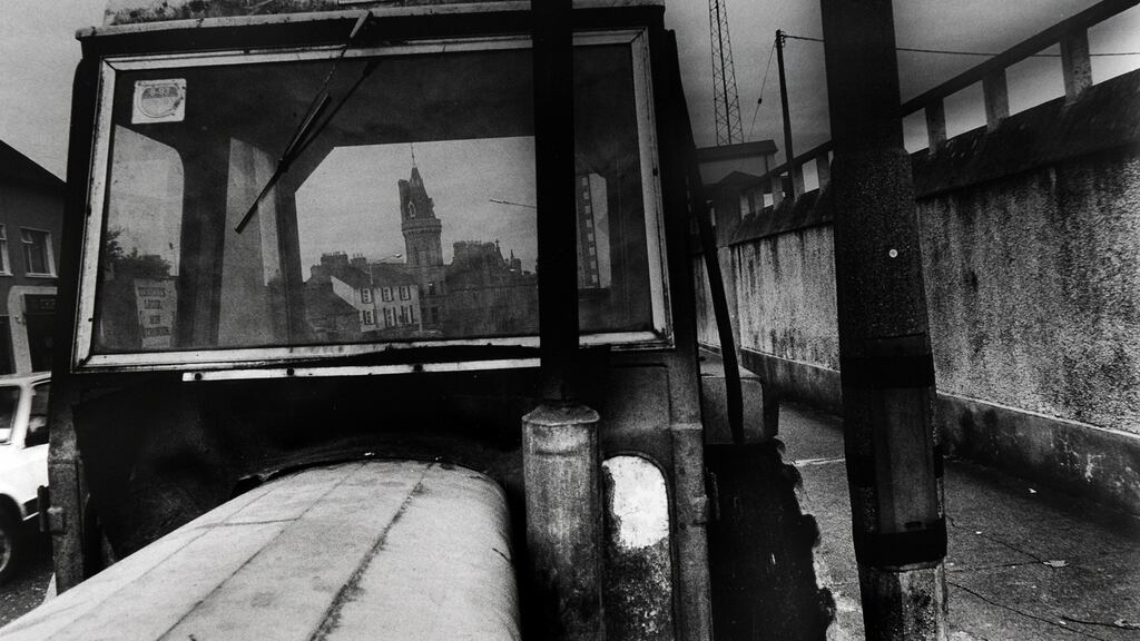 A tractor in Sligo town. Photograph: Brendan Kelly