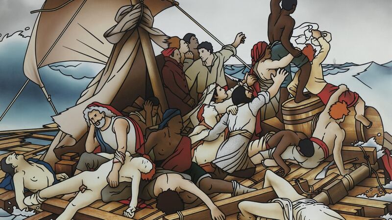 Robert Ballagh, Raft of Medusa silkscreen print, €500-€800.