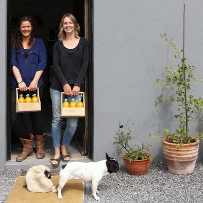 Ruth Calder-Potts and Clovis Ferguson, makers of Jamu, a turmeric health drink