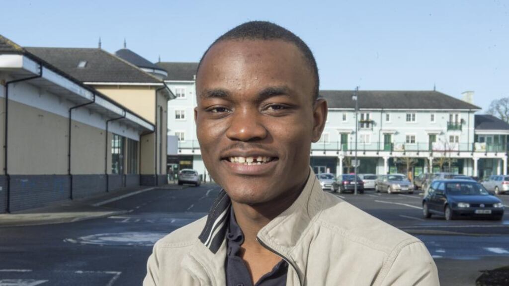 Serge Kanyamuhanga, from the Democratic Republic of Congo via Uganda, now living in Portlaoise. Photograph: Brenda Fitzsimons / The Irish Times