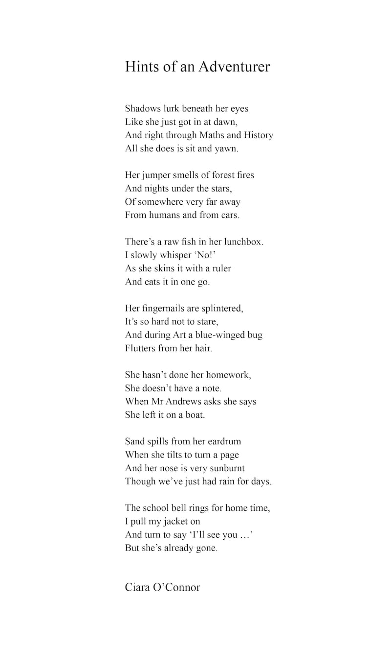 Hints of an Adventurer by Ciara O Connor