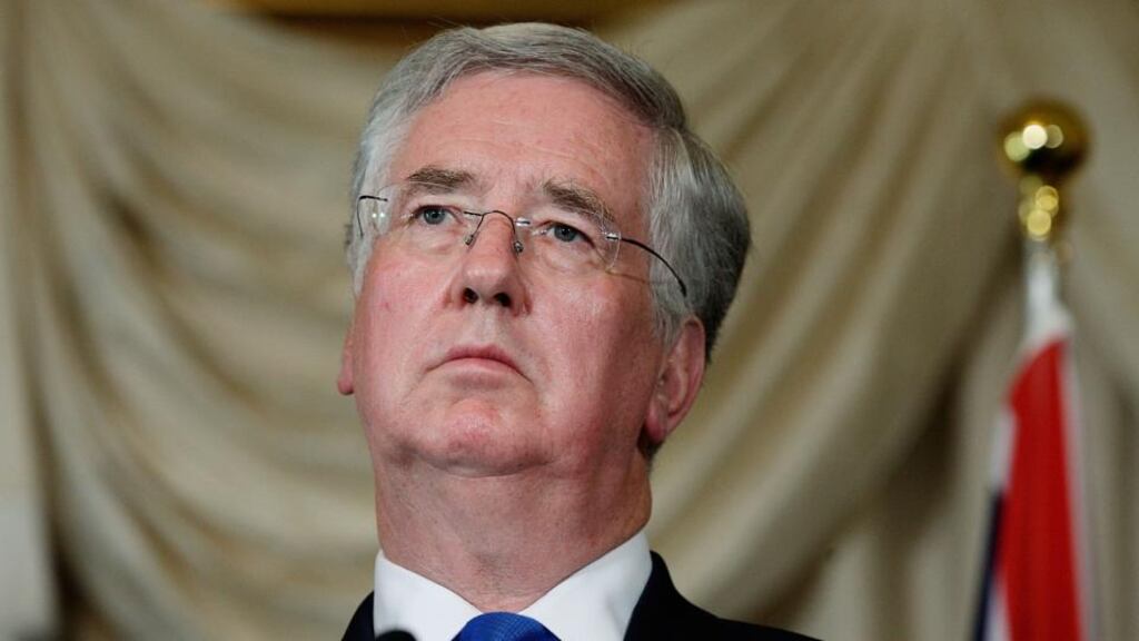 British defence secretary Michael Fallon said Russian president Vladimir Putin was a “real and present danger“ to Estonia, Latvia and Lithuania and Nato was getting ready to repel any aggression. Photograph: Lisa Maree Williams/Getty Images.