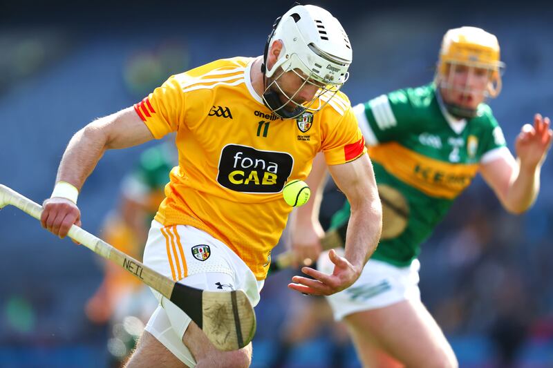 Antrim's Neil McManus. Photograph: Inpho/Bryan Keane