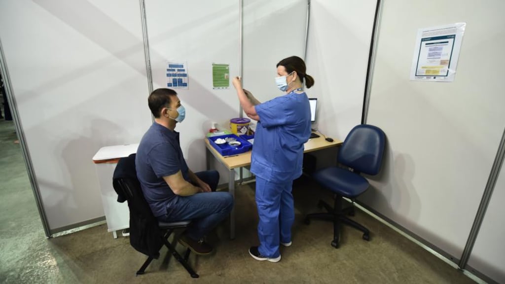 Latest figures show more than 9,000 people were vaccinated over a 24 hour period to Friday in Northern Ireland. Photograph: Charles McQuillan/Getty Images
