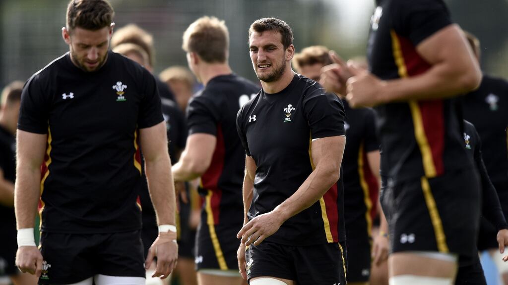 Wales captain Sam Warburton retains his place at openside flanker despite the strong form of Justin Tipuric. Photograph: Franck Fife/AFP/Getty Images.