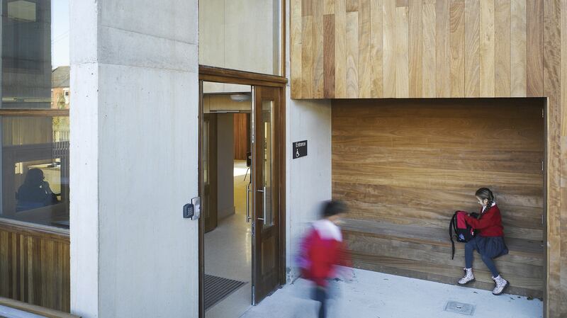 Protected space: Scoil Mhuire Ógh, Crumlin, by Mary Laheen Architects. Photograph: Ros Kavanagh