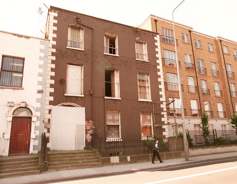House of The Dead: the building in dereliction in 2003. Photograph: Eric Luke