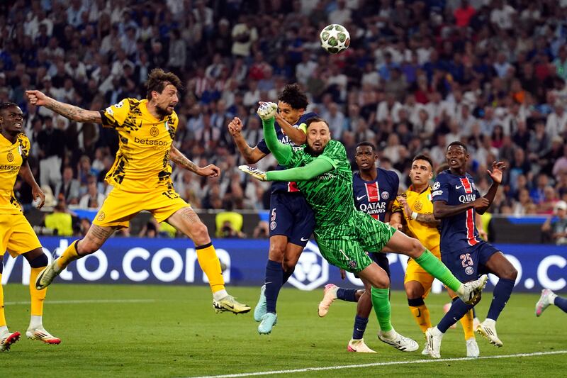 This season's Champions League finallists PSG and Inter Milan will both feature in the tournament. Photograph: Mike Egerton/PA