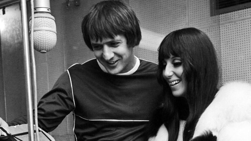 American husband and wife pop singers Sonny and Cher in August 1966: they worked with the Wrecking Crew. Photograph: Powell/Express/Getty Images