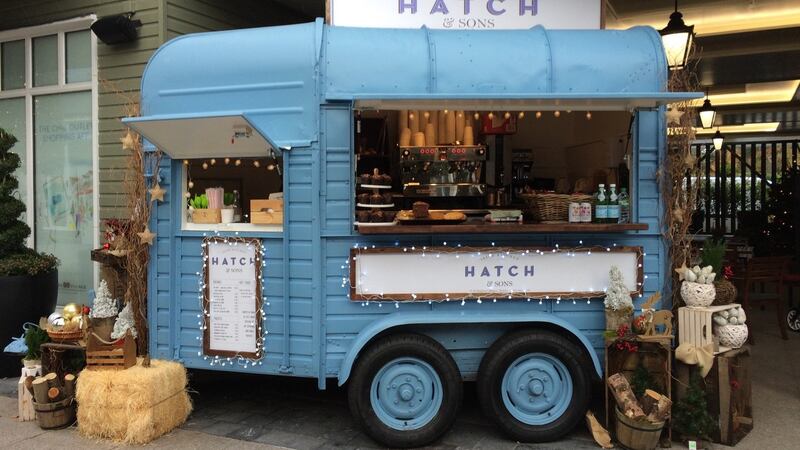 One of Itsa Food’s converted horseboxes, which will be giving small food businesses a chance to trade at Kildare Village this summer