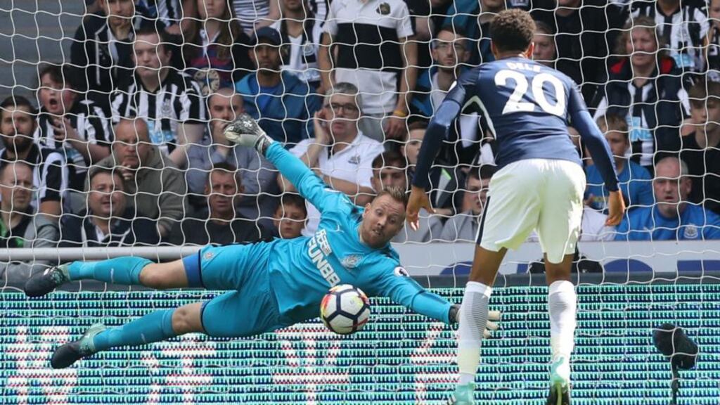 Newcastle United goalkeeper Rob Elliot has said talk over the club’s lack of transfer activity is unfair on the current squad. Photograph: Owen Humphreys/PA
