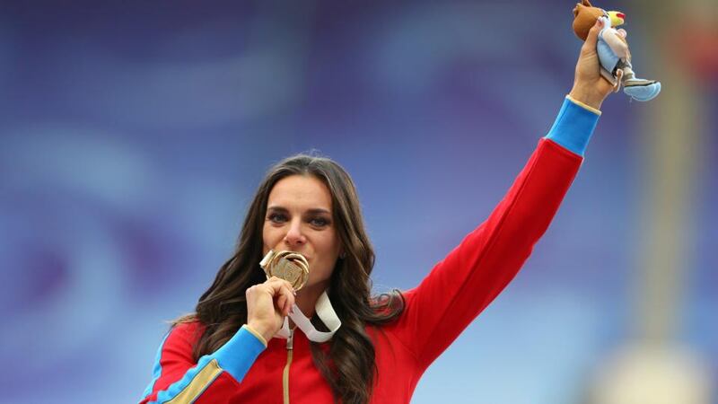 Elena Isinbaeva of Russia says the Swede has been disrespectful. Photograph: Julian Finney/Getty Images