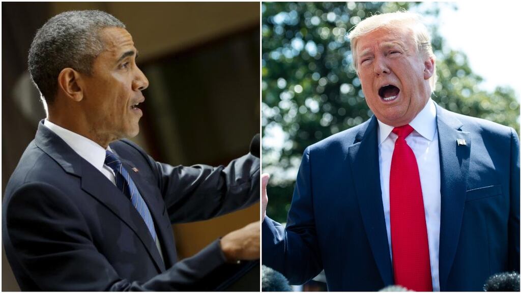 Britain’s ambassador to the US said Donald Trump abandoned the Iran nuclear deal in an “act of diplomatic vandalism” because it was agreed by his predecessor Barack Obama, according to the latest leaked cables.