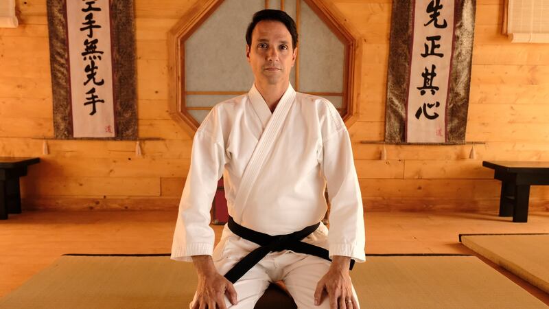 Ralph Macchio in Cobra King. Photograph: Guy D’Alema/YouTube/Sony Pictures Television