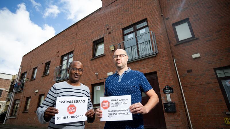 Abu Saleh Chy and Ramon Cernuda. Photograph: Tom Honan