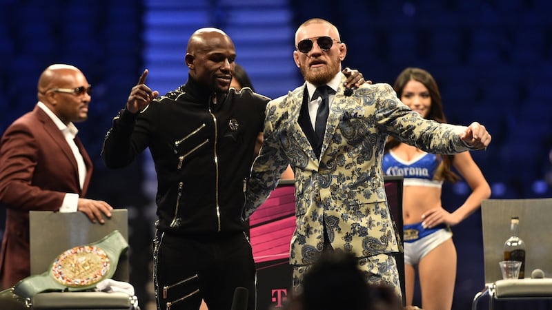 In the end McGregor’s fight against Mayweather in 2017 derailed his MMA career. Photo: Jeff Bottari/Zuffa LLC/Zuffa LLC via Getty Images