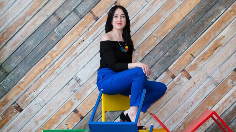 Season one: designer Orla Reynolds, whose story featured in the first series of Story of Home