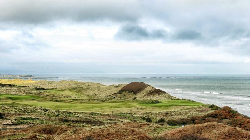 A general view of Royal Portrush, which is hosting the 2019 British Open. Photograph: Darren Kidd/Inpho