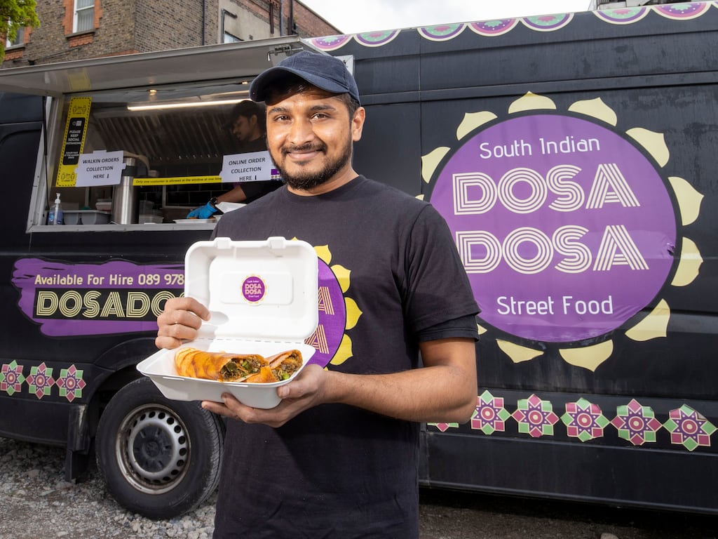 Dosa Dosa serves up its fare at two Dublin locations, Albert Court East and Grand Canal Street Lower. Photograph: Tom Honan