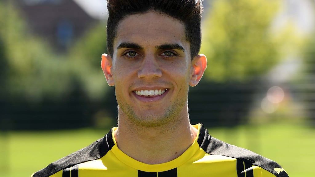 Borussia Dortmund defender Marc Bartra underwent surgery on a wrist injury after the team bus was targeted by explosions on Tuesday night. Photograph: Patrik Stollarz/AFP/Getty Images