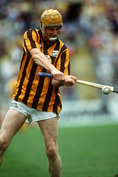 Richie Power Snr in action for Kilkenny in 1991. He was the first Carrickshock man to play for Kilkenny and was a stalwart for the county side for 12 years. Photograph: Inpho/James Meehan