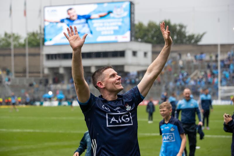 Dublin’s Stephen Cluxton celebrates after the victory over Kerry in last weekend's All-Ireland football final. File photograph: Morgan Treacy/Inpho