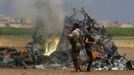 Russian helicopter shot down over Syria killing five people