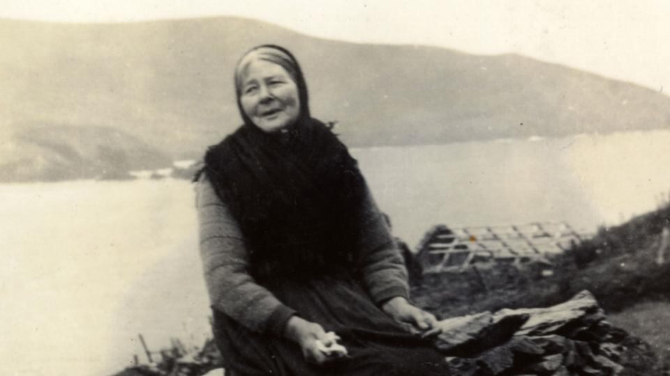 Peig Sayers: buried in Dún Chaoin, on the Dingle peninsula, Co Kerry