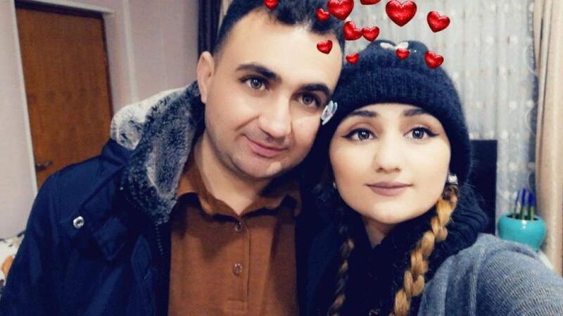 Karzan Sabah Ahmed and his sister Srwa pictured